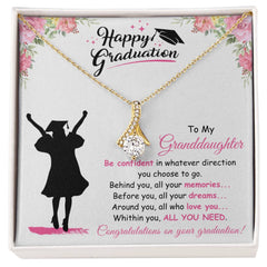 Graduation Necklace, Elegant Gift for Her, Meaningful Graduation Jewelry
