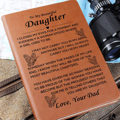 Gifts for Daughter, Beautiful Journal for Daughter, Meaningful Notebook With Message