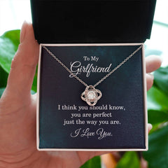 Gift for Girlfriend, Forever Love Pendant Necklace, Birthday or Anniversary Surprise, Heartfelt Jewelry for Her, Message Card Boxed Set