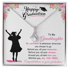 Graduation Necklace, Elegant Gift for Her, Meaningful Graduation Jewelry