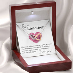 Gift for Bonus Mom Necklace, Sentimental Jewelry, Appreciation Keepsake