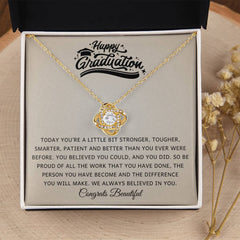 Graduation Gift For Niece, Love Knot Necklace, Symbol Of Encouragement, Timeless Jewelry Keepsake