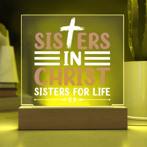 Sisters in Christ, Sisters for Life Plaque