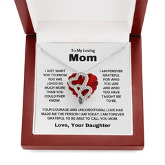 Sentimental Gift for Mom - I’m Forever Grateful to Call You Mom Necklace from Daughter