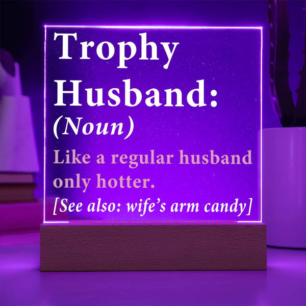 Trophy Husband – Hotter Than Average Plaque