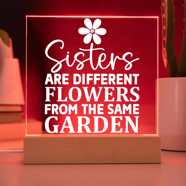 Sisters – Flowers from the Same Garden Plaque