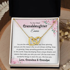 To Our Dear Granddaughter - You Are the Light of Our Lives, Love Grandma & Grandpa