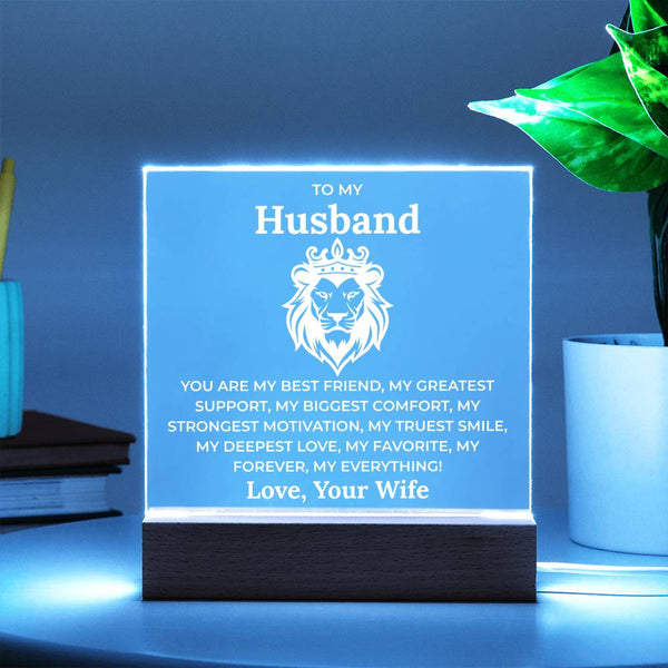 To My Husband Plaque - My Everything Forever