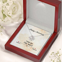 Anniversary Necklace Gift for Her, Celebrate Love, Precious Moments & Your Beautiful Story