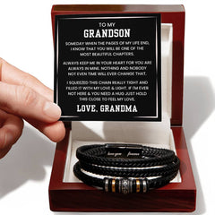 To My Grandson - A Cherished Gift from Grandma or Grandpa