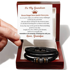 To My Grandson - A Timeless Gift of Love from Grandma or Grandpa