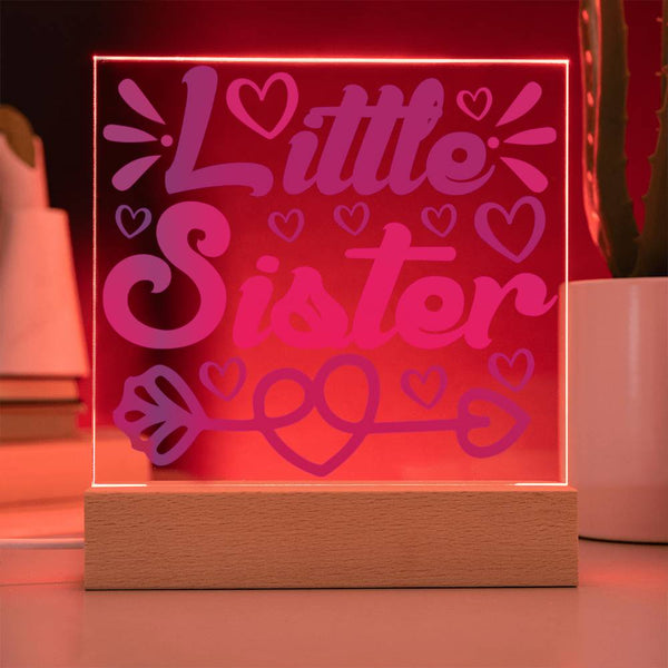 Little Sister - Heart Full of Joy Plaque