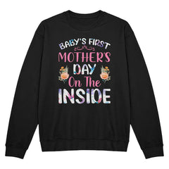 Baby’s First Mother’s Day Inside – Cute Maternity Tee