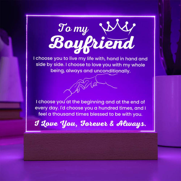 I’d Choose You – A Thousand Times Over Plaque
