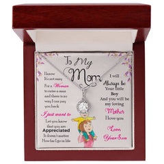 To My Mom - You’ll Forever Be My Loving Mother Necklace from Son