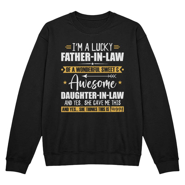 Lucky Father-In-Law Shirt – Gift from a Wonderful Daughter-In-Law