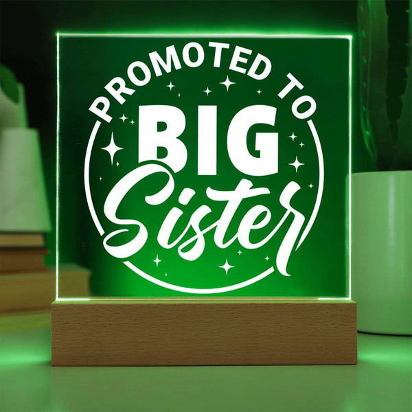 Promoted to Big Sister – Big Love Incoming Plaque