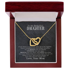 To My Amazing Daughter - Inspirational Necklace Gift from Mom