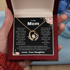 To My Mom Necklace - My Best Friend, My Mentor, and My Inspiration Gift Set