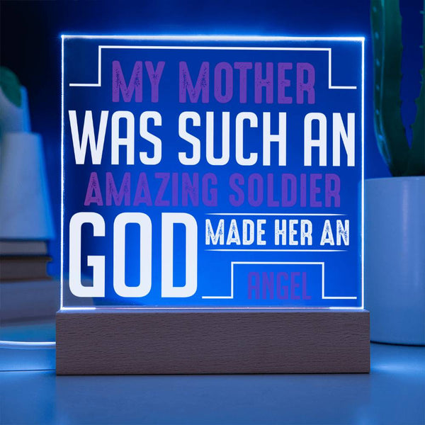 God Made Her an Angel Acrylic Plaque