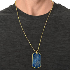 Inspirational Dog Tag for Grandson – Heartfelt Gift with Meaningful Message