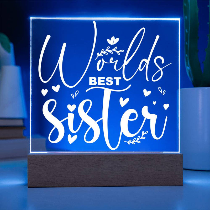 World’s Best Sister – No Competition Plaque