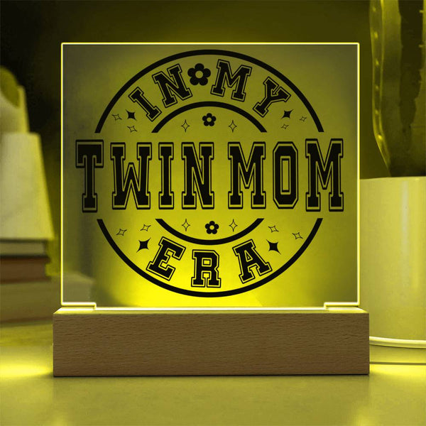 In My Twin Mom Era – Bold Round Acrylic Plaque