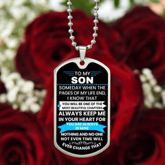 Dog Tag for Son – Meaningful Keepsake with a Message of Love