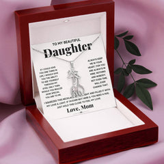 To My Beautiful Daughter - Meaningful Necklace Gift from Mom