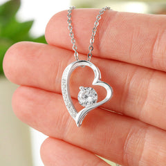 Sentimental Gift for Wife - Hold This Necklace Close to Feel My Hug and Love