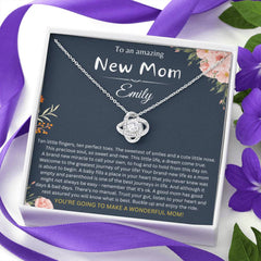 To an Amazing New Mom – A Miracle of Love Necklace