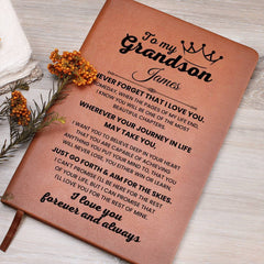 To My Grandson – Personalized Journal of Love and Encouragement from Grandpa