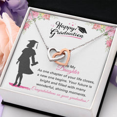 To My Daughter - Congratulations On Your Graduation Necklace