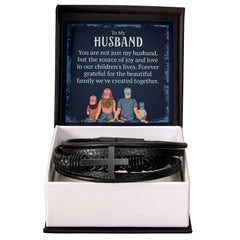 To My Husband – Our Beautiful Family - Men's Bracelet