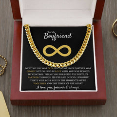 To My Boyfriend - Forever & Always Gold Chain