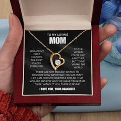 To My Mom - Without You, There Is No Me Necklace from Daughter