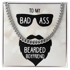 Gift for My Badass Bearded Boyfriend - Bold & Strong Cuban Link Chain