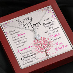 To My Mom Necklace from Son - No Matter How Far I Go, I’ll Always Be Your Little Boy