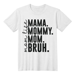 The Evolution of Mom Life Tee