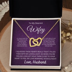 To My Dearest Wifey – Seeing Yourself Through My Eyes Necklace