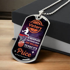 Dog Tag for Him – Motivational Jewelry Gift with Inspiring Message