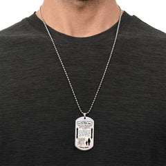 Dog Tag for Son from Mom – A Heartfelt Reminder of a Mother's Love