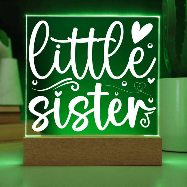 Little Sister – Tiny, Fierce, Loved Plaque
