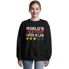 World's Okayest Sister-in-Law Funny T-Shirt