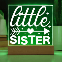 Little Sister – Arrow to the Heart Plaque