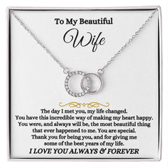 To My Wife - The Day I Met You Necklace