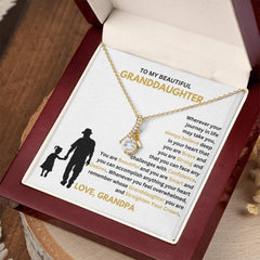 Granddaughter Necklace, Jewelry Gift of Love and Support, Alluring Beauty Necklace