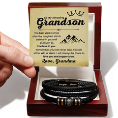 To My Grandson - A Gift of Encouragement and Love from Grandpa or Grandma