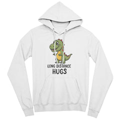 Long Distance Hugs – Cute T-Rex Dinosaur Tee