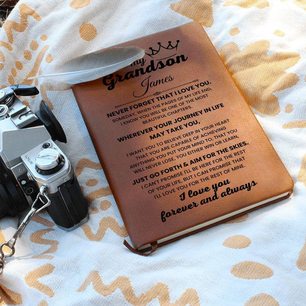 To My Grandson – Personalized Journal of Love and Encouragement from Grandpa
